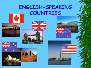 PPT - English- speaking Countries. PowerPoint Presentation - ID:4496303