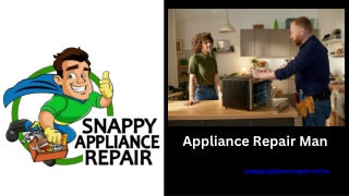 Appliance Repair Man - www.snappyappliancerepair.online