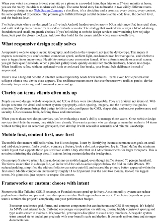 Responsive Website Design Services for Every Device