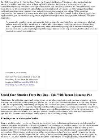 If I Wasnt Putting On A Headgear, Can I Sue For Problems?