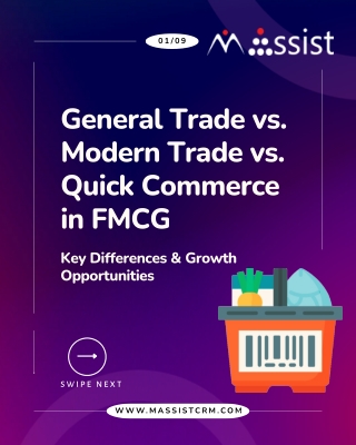General Trade vs. Modern Trade vs. Quick Commerce in FMCG