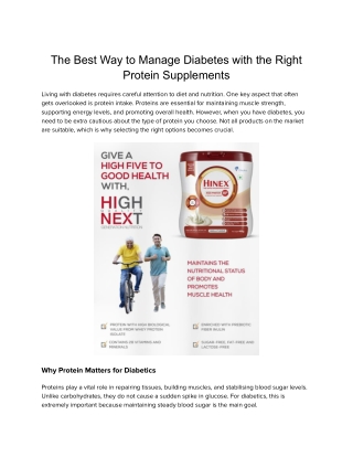 Hinex HP - Premium High Protein Nutrition Supplement