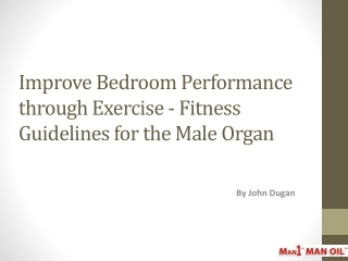 Improve Bedroom Performance through Exercise - Fitness Guide