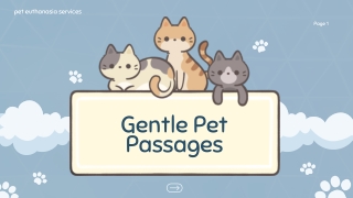 Gentle Pet Passages