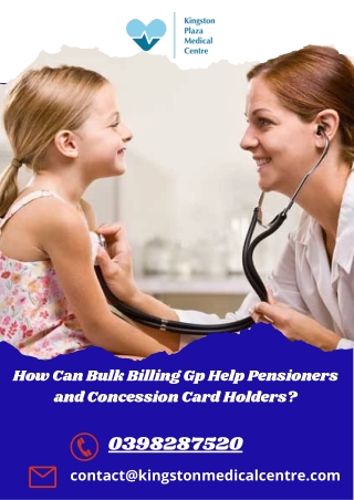 How Can  Help Pensioners and Concession Card Holders