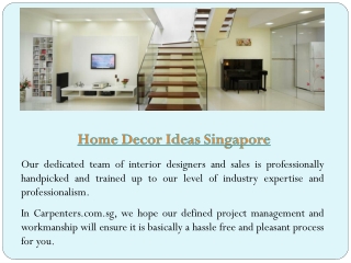 Home Interior Design Singapore