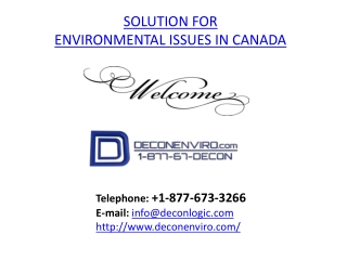 Environmental Issues Canada