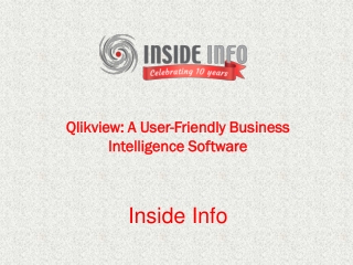 Qlikview: A User-friendly business intelligence software