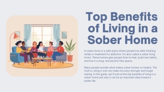 Top Benefits of Living in a Sober Home | NBSNC