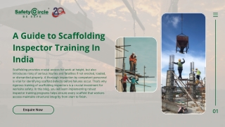 Scaffolding Inspector Training in India
