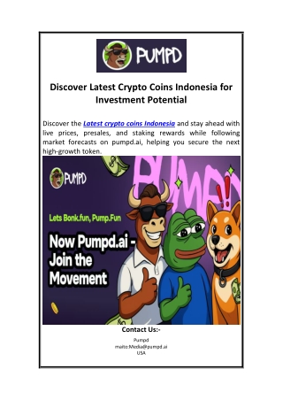 Discover Latest Crypto Coins Indonesia for Investment Potential