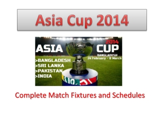 Asia Cup 2014