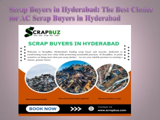 Scrap Buyers in Hyderabad The Best Choice for AC Scrap Buyers in Hyderabad