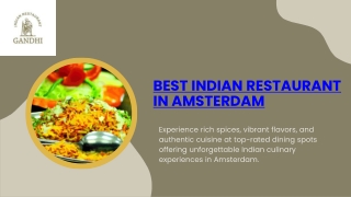 Best Indian Restaurant in Amsterdam
