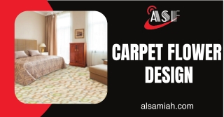Premium Quality Flower Design Carpet by Al Samiah Furniture