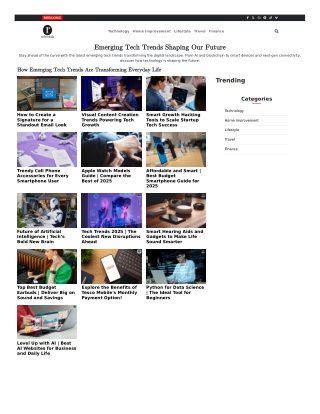 Top Emerging Tech Trends | Innovations Redefining the Future