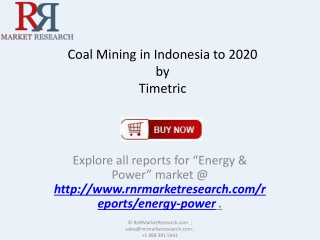 Indonesia Coal Mining Market 2020