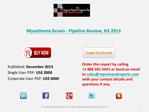 Myasthenia Gravis - Market Overview 2014