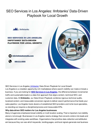 SEO Services in Los Angeles