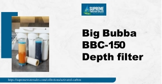 Big Bubba BBC-150 Depth Filter Cartridge – Long-Lasting Water Filtration