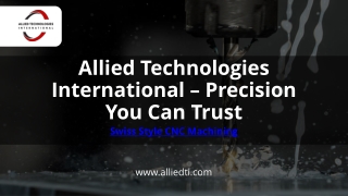 Precision and Performance with Swiss Style CNC Machining ⚙️