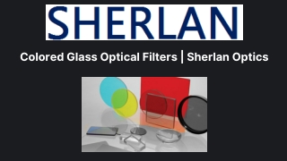 Colored Glass Optical Filters - Sherlan Optics