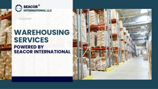 Reliable Warehousing Services in USA | Seacor International