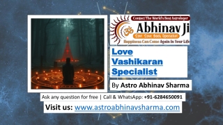 Reliable Love Vashikaran Specialist for Lost Love Recovery
