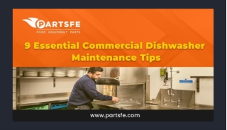 Top 9 Tips for Maintaining Your Commercial Dishwasher