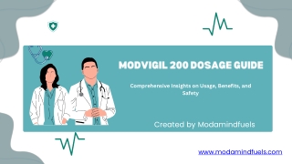 Modvigil 200 Dosage Guide: Benefits, Usage & Safety Tips
