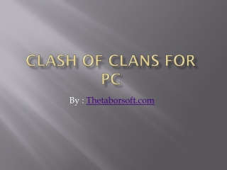 Clash of Clans for PC