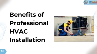 Benefits of Professional HVAC Installation