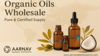Organic oils wholesale