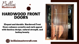 Hardwood Front Doors