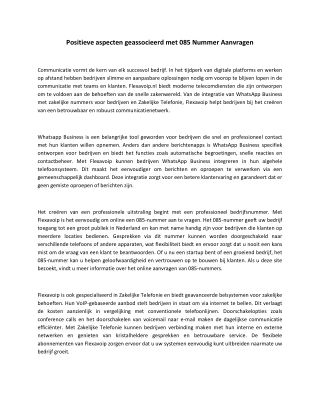 Verbeter kennis over Netnummer Aanvragen