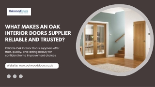 What Makes an Oak Interior Doors Supplier Reliable and Trusted-ppt