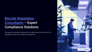 Biocide Regulation Consultants – Expert Compliance Solutions