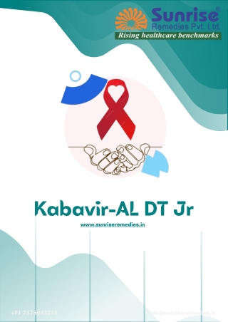 Kabavir AL DT Jr Tablet for HIV Treatment | Sunrise Remedies