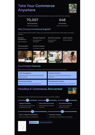 Headless Commerce | Commerce Engine