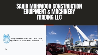 Heavy Equipment & Construction Machinery Rental in Abu Dhabi, UAE
