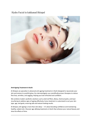 Best Dermatologist in Kochi – Skinpal