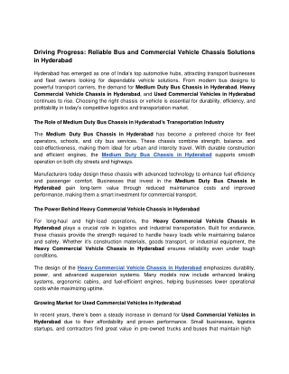 Driving Progress_ Reliable Bus and Commercial Vehicle Chassis Solutions in Hyderabad (1)