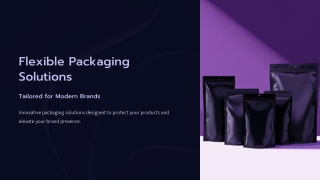 Prime Fastpak Trusted Flexible Packaging Manufacturers for Sustainable Solution