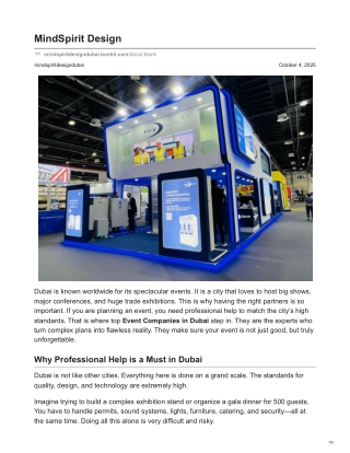 How the Best Event Companies in Dubai Make Your Vision Real