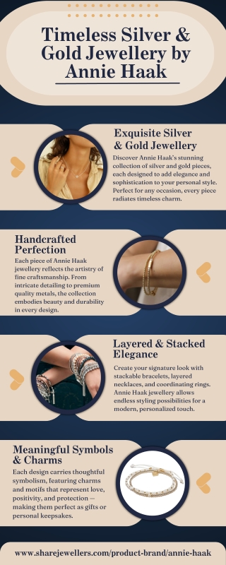 Annie Haak - Silver and Gold Jewellery at Share Jewellers