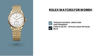 Official Rolex Retailer in New Delhi - India | Cooke & Kelvey - Rolex