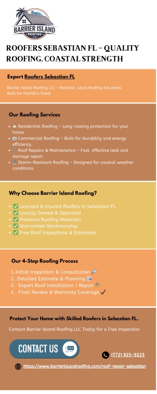 Roofers Sebastian FL