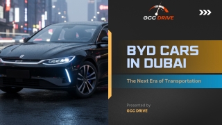 GCC Drive – Your Trusted Choice to Rent BYD Cars in Dubai