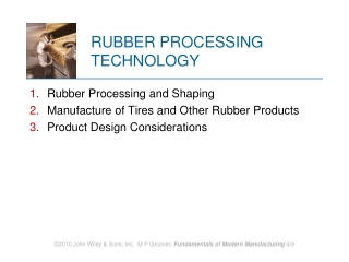 RUBBER PROCESSING TECHNOLOGY