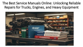 The Best Service Manuals Online
